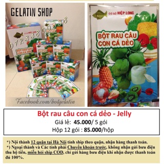 Bột rau câu dẻo 1 gói 12gam