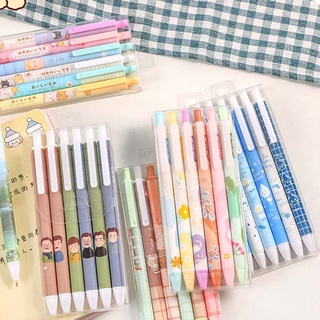 Set 6 Bút Bi Mực Đen Ngòi 0.5mm