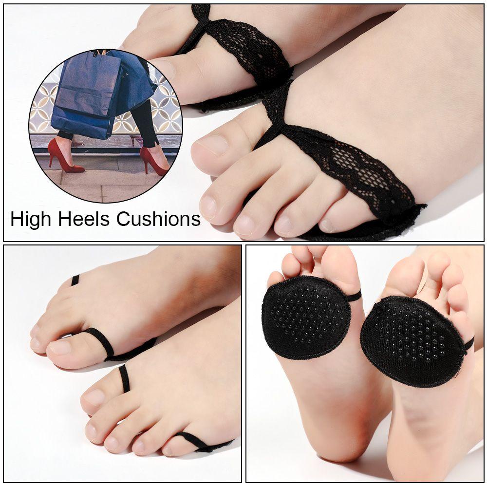 1 Cặp Đệm Lót Chân Thấm Hút Mồ Hôi Vô Hình Thoải Mái Cho Nữ