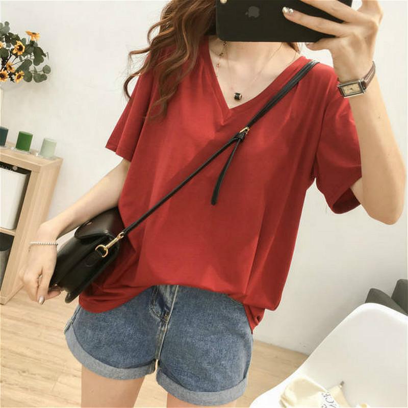 Áo thun dáng rộng tay ngắn thời trang cá tính cho nữ
