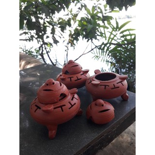 Đỉnh lư xông trầm bằng đất nung