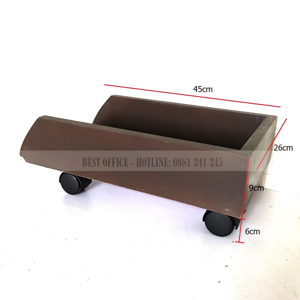 Kệ để CPU máy tính có bánh xe di động - Gỗ MDF chống ẩm | BigBuy360 - bigbuy360.vn