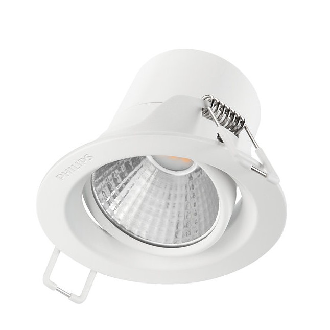 ĐÈN SPOTLIGHT ÂM TRẦN 5W PHILIPS ĐIỀU CHỈNH GÓC CHIẾU ÁNH SÁNG 2700K