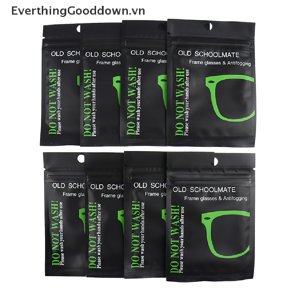 Everthinggooddown 5 / 10 Khăn Lau Kính Chống Sương Mù Có Thể Tái Sử Dụng