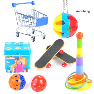 Set 5 / 6 / 7 Đồ Chơi Độc Đáo Dành Cho Vẹt