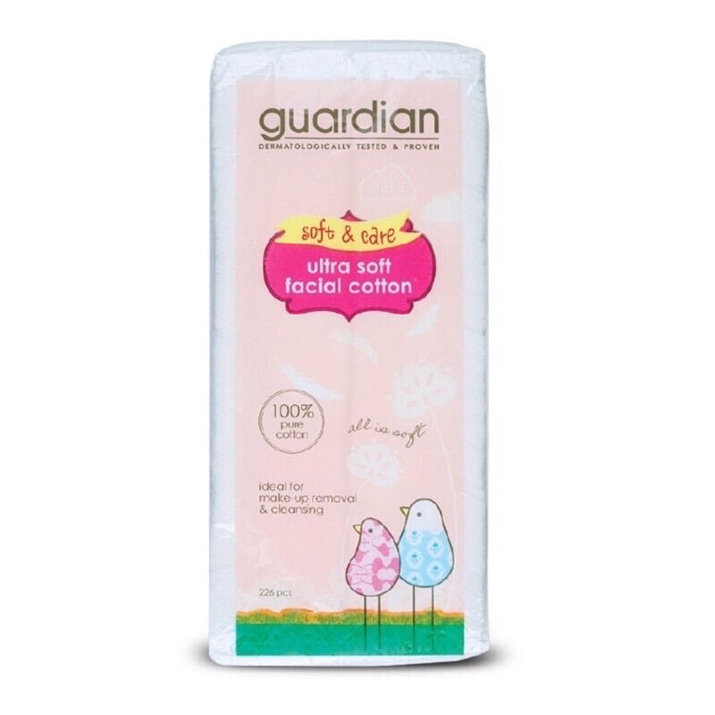 Bông Tẩy Trang Guardian Ultra Soft Facial Cotton 260 Miếng