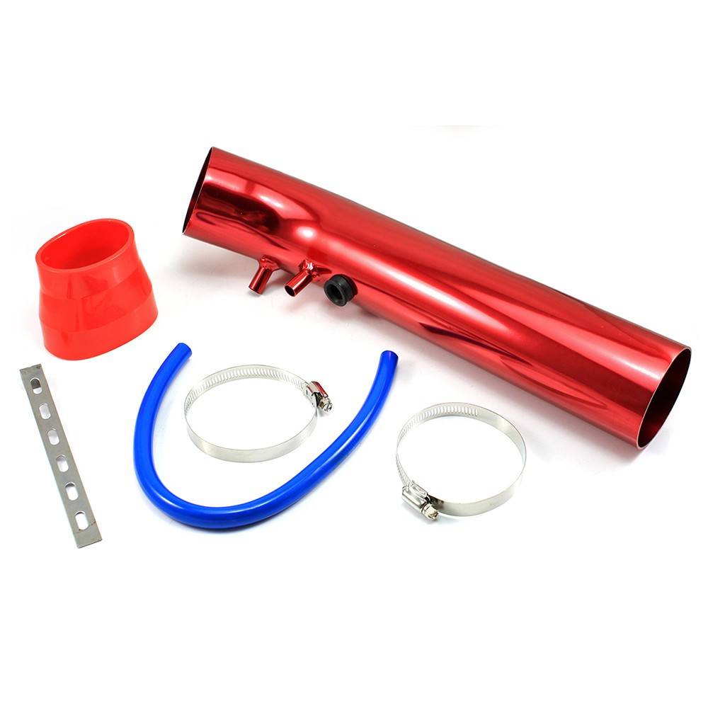 Ống Nạp Khí Bằng Nhôm 76mm 3inch Kèm Ống Cao Su 63mm - 76mm Chuyên Dụng