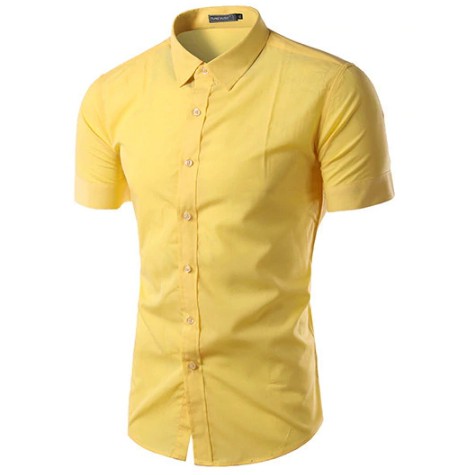 Áo sơ mi nam ngắn tay màu trắng | BigBuy360 - bigbuy360.vn