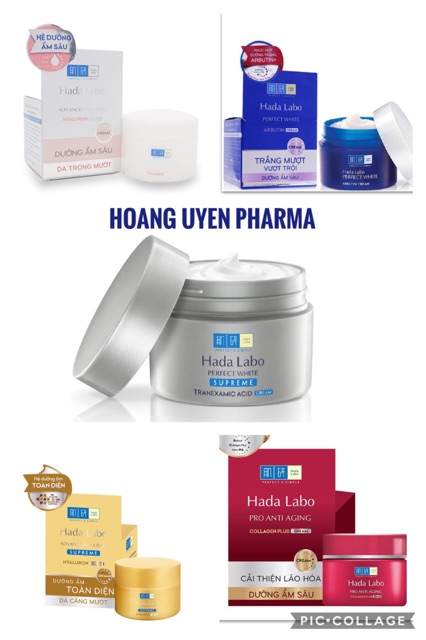 Kem dưỡng Hada Labo Perfect White/ Advanced Nourish/ Pro Anti Aging 50gr