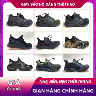 Giày bảo hộ lao động dáng thể thao thời trang siêu thoáng chính hãng siêu bền mũi thép chống đinh