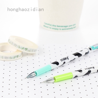 Bút Mực Gel Hình Bò Sữa Hoạt Hình Màu Sắc Sáng Tạo Phong Cách Hàn Quốc