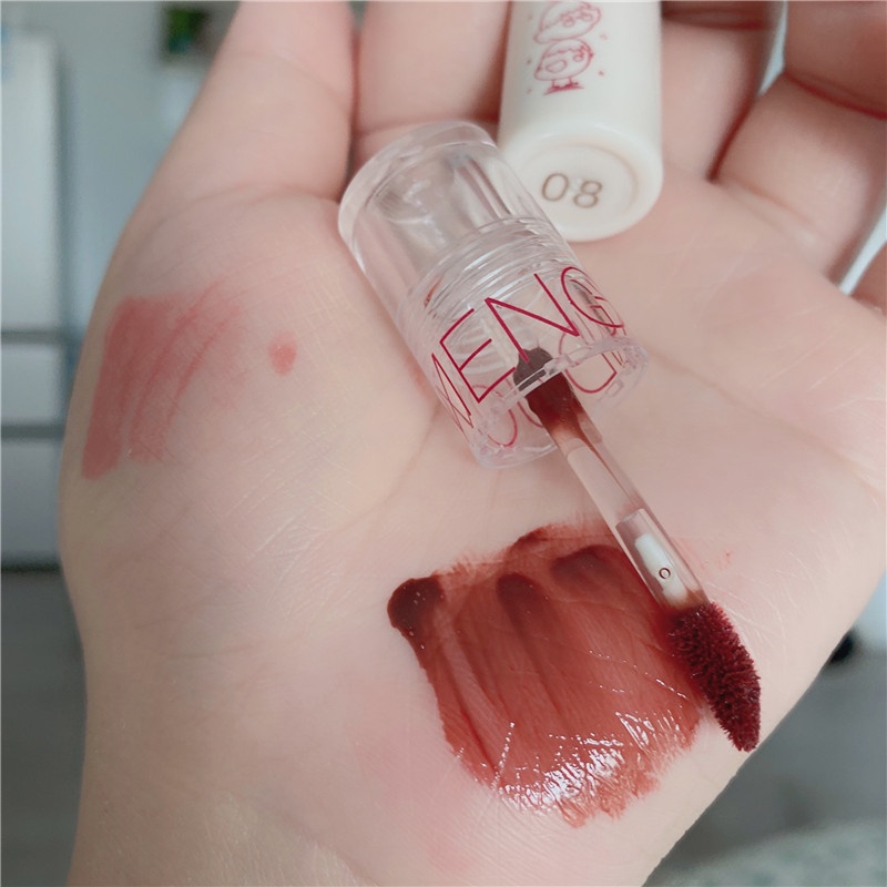 Son bóng MENGXIDUO 3D hương trái cây chống nước lâu trôi