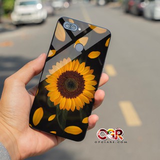 Ốp điện thoại oppo F7/F5/F9/A5S/A15 hoạ tiết HOA HƯỚNG DƯƠNG cho các dòng máy Oppo
