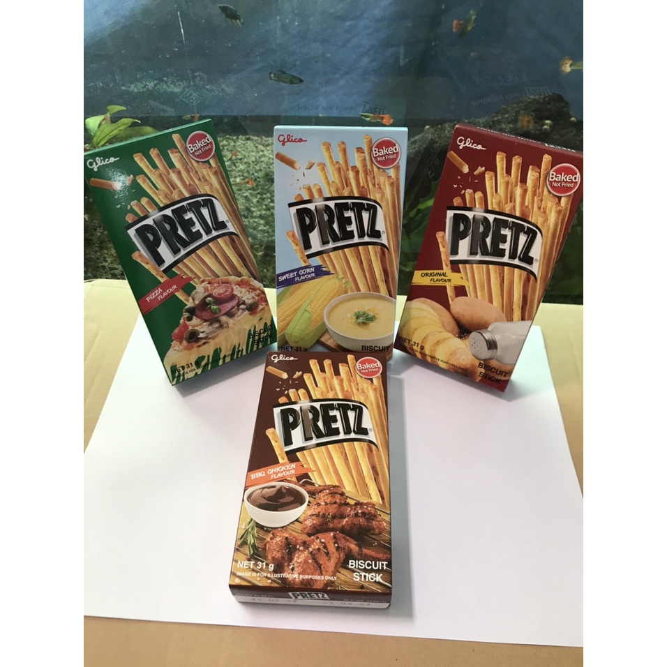 Bánh đũa Pretz Pizza Flavour Biscuit Stick (hộp 31g )