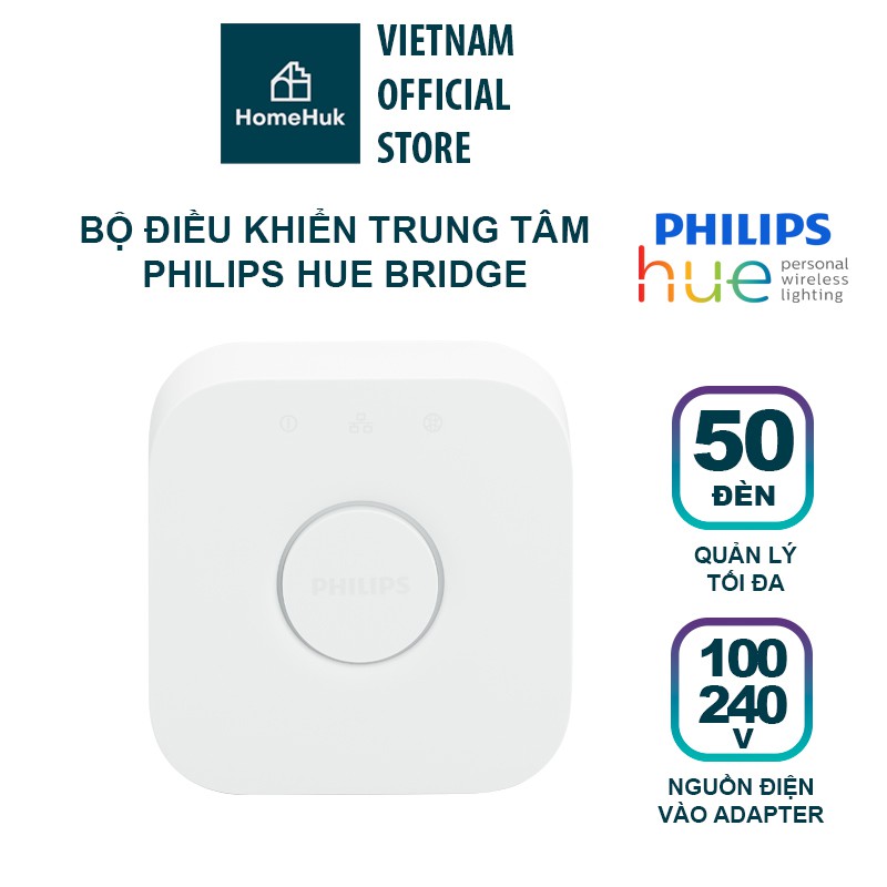 Bộ điều khiển trung tâm Philips HUE Bridge PH/VN