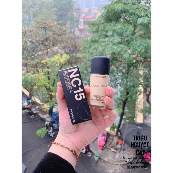 Kem nền MAC studio fix Fluid FoundTion SFT 15