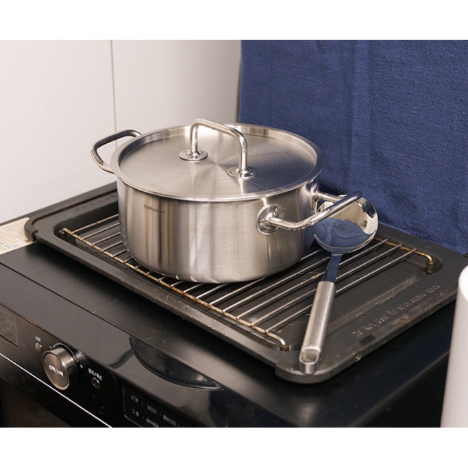 Nồi lùn inox 316 đáy liền Edelkochen 3 lớp - Size 24cm