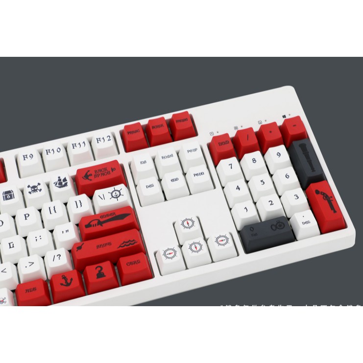 Keycap Cướp biển Caribbean [ PBT 131 nút - OEM ] | WebRaoVat - webraovat.net.vn