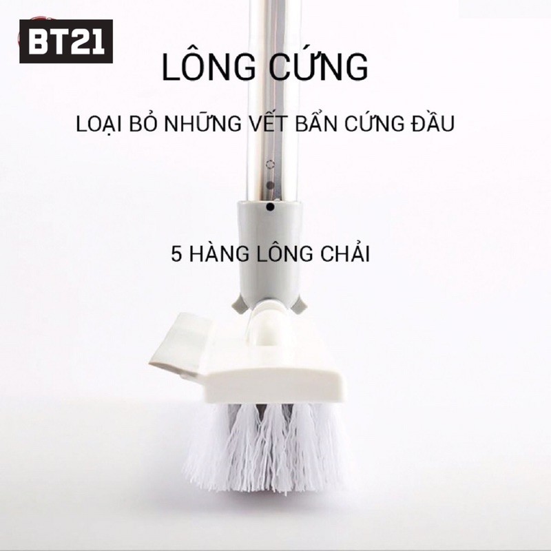 Chổi Chà nhà vệ sinh, chổi chà sàn thông minh đa năng- tiện lợi
