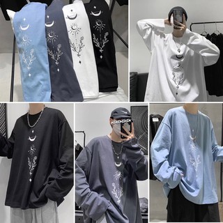 Áo Thun Tay Dài Ký Tự Ulzzang Unisex Form Rộng chonxanhstore