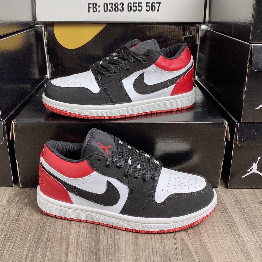Giày jordan 1 cổ thấp hàng cao cấp jd1 các màu đen trắng low bản đẹp full size 36-43 hot hit 2021 | BigBuy360 - bigbuy360.vn
