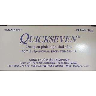 [combo 5 que] Que thử thai QUICKSEVEN giá tốt