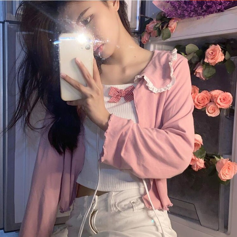 Áo Thun Hai Dây Dáng Ngắn Phong Cách Nhật Bản Thời Trang Mùa Hè Cho Nữ | BigBuy360 - bigbuy360.vn