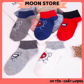 Tất người nhện cho bé trai, set 10 đôi cực đẹp cho bé size 1 đến 8 tuổi