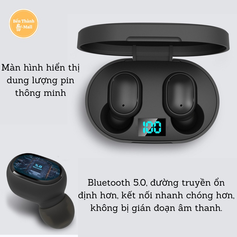 Tai Nghe Bluetooth Y30 Không Dây Cảm Ứng Tích Hợp Sạc Thông Minh Tiện Dụng