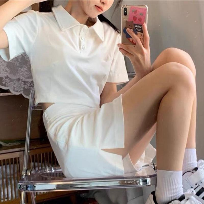 Chân Váy Chữ A Nữ I'm Basic Girly Chất Liệu Cotton Có Lót Trong Co giãn Thoáng Mát Trẻ Trung Năng Động