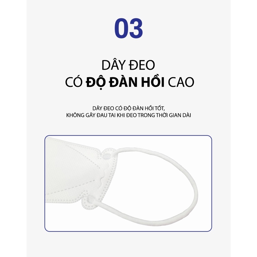 Khẩu trang KF94 Hàn Quốc Corocoro điều chỉnh dây đeo