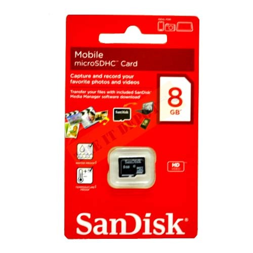 Thẻ Nhớ MicroSD 8Gb Sandisk Class 4