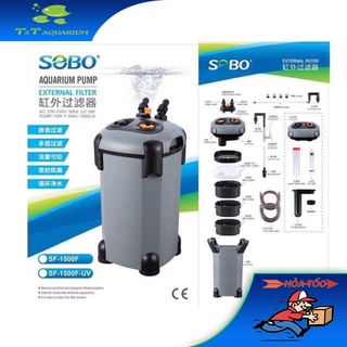 Lọc thùng sobo cho bể cá cảnh có kết hợp đèn uv