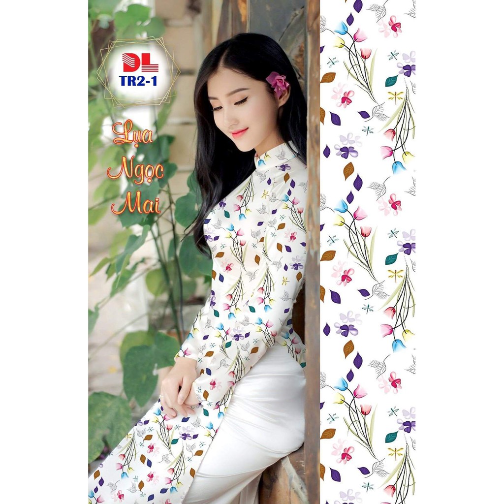 Vải Áo Dài Cao Cấp Hoa Nhỏ TINI TR2