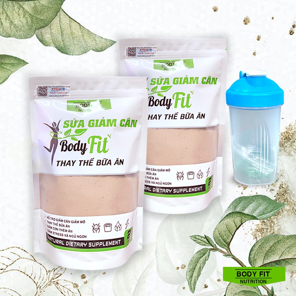 Combo 2 túi Sữa Giảm Cân BodyFit + Tặng bình lắc - Thay thế bữa ăn