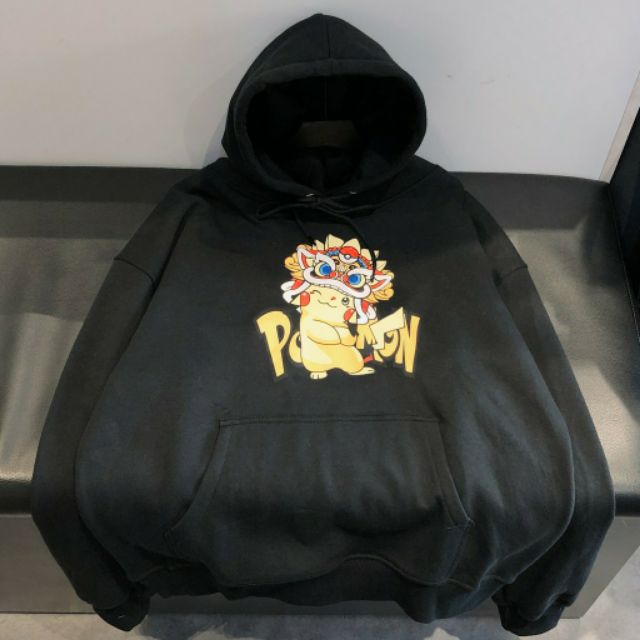 Hoodie Hoạt Hình Unisex 3 màu Trắng/Đen/Vàng | BigBuy360 - bigbuy360.vn