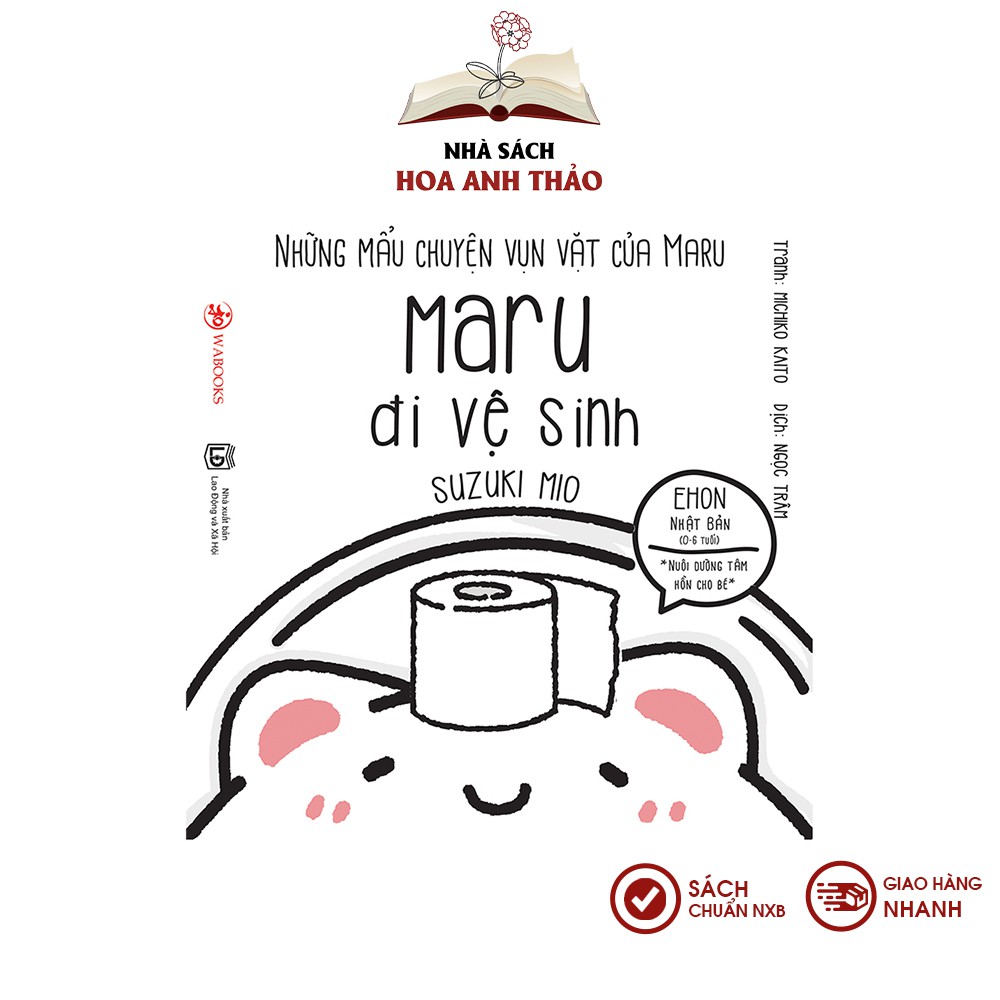 Sách - Ehon Nhật Bản - Những mẩu chuyện vụn vặt của Maru - Bộ 6 quyển dành cho các bé từ 2-8 tuổi