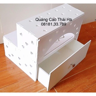 Kệ để chân nail có ngăn kéo