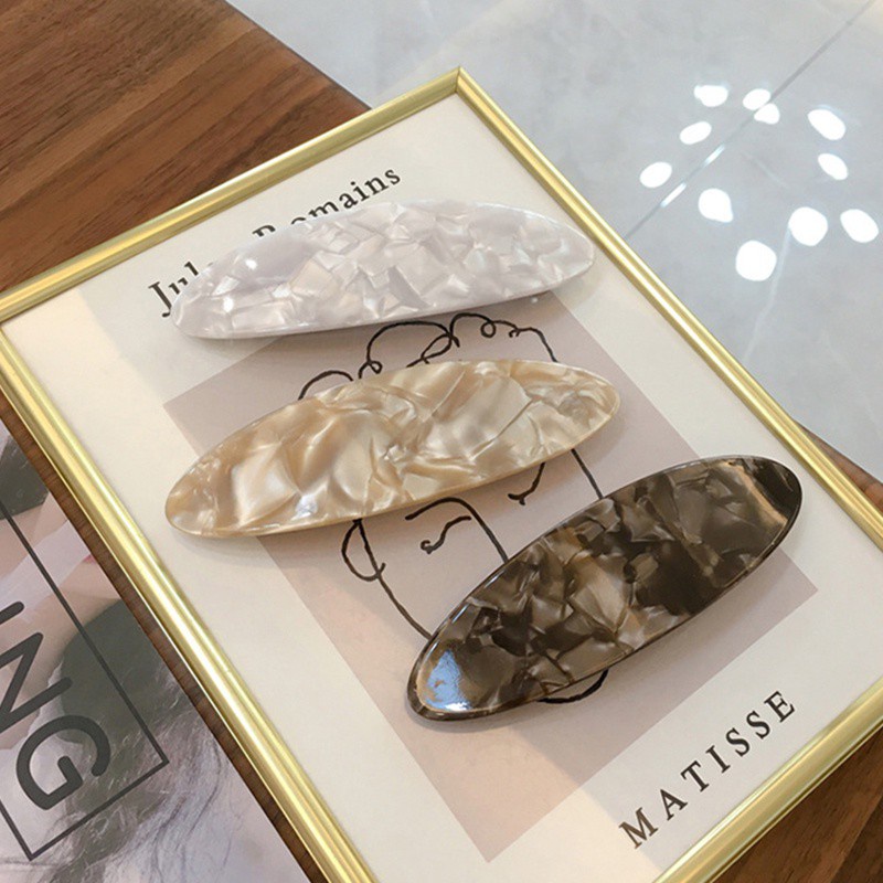 Kẹp Tóc Kim Loại Phong Cách Vintage Dịu Dàng Cho Nữ