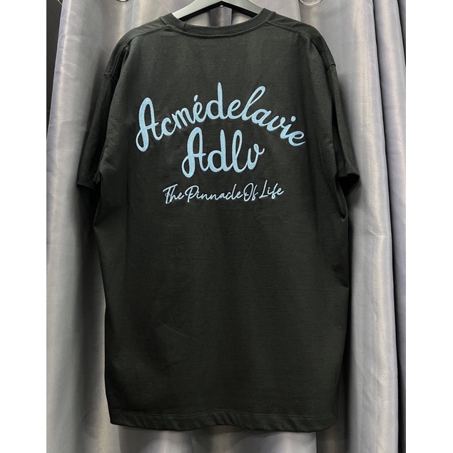 [HÀNG MỚI VỀ] ÁO THUN ADLV THÊU CHỮ - ACME DA LAVIE SCRIPT LOGO EMBROIDERY - ÁO THUN CỔ TRÒN CHÍNH HÃNG