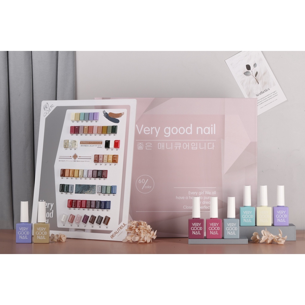 Set sơn Very Good Nail 60 màu