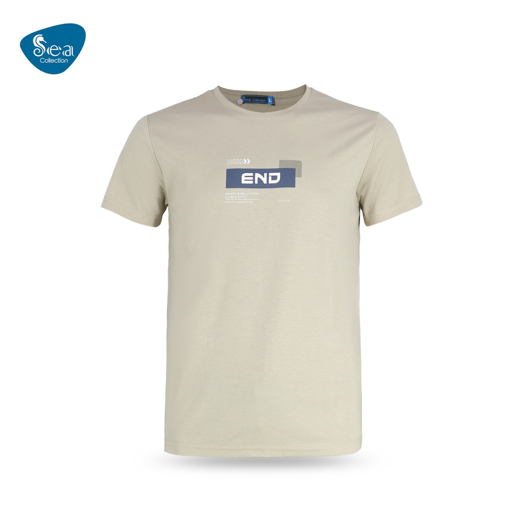 Áo Thun Nam cổ tròn tay ngắn Sea Collection in chữ END 6920