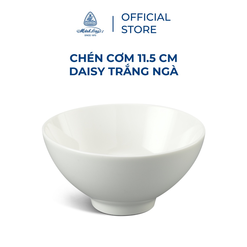 Chén, Bát Ăn Cơm Minh Long 11.5 cm Daisy IFP - Trắng Ngà