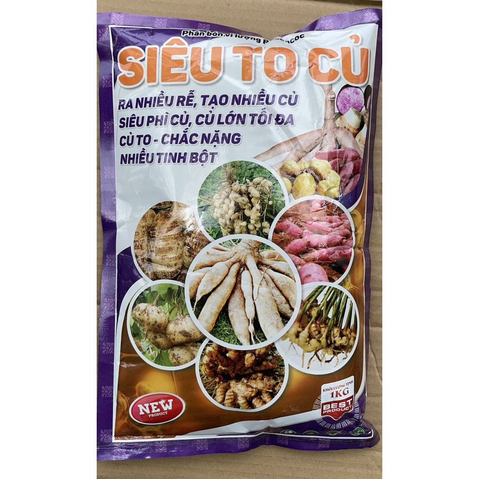 Sản phẩm siêu to củ Nông sản gói 1 Kg