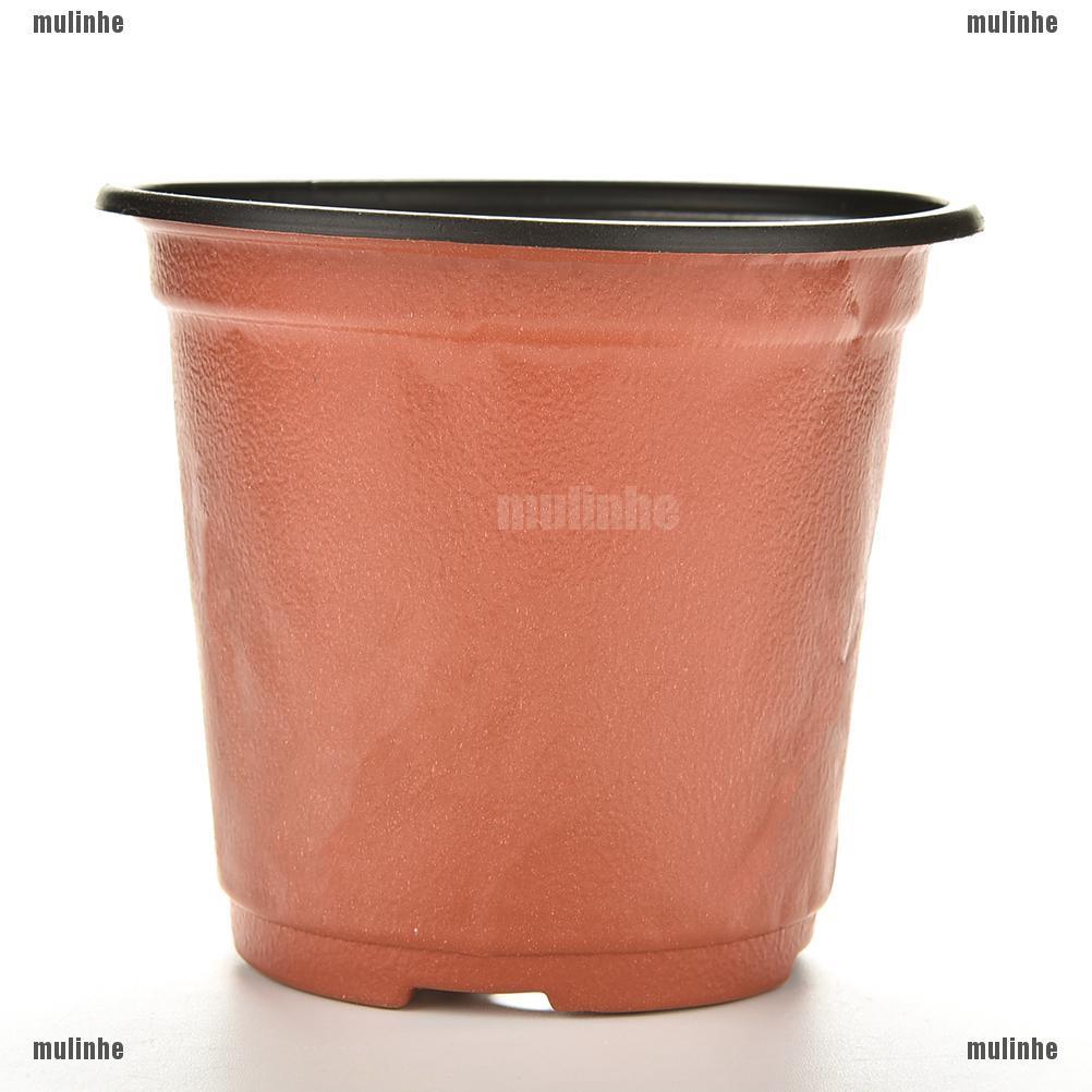 Mul❤ 10 Chậu Hoa Tròn Mini Bằng Nhựa