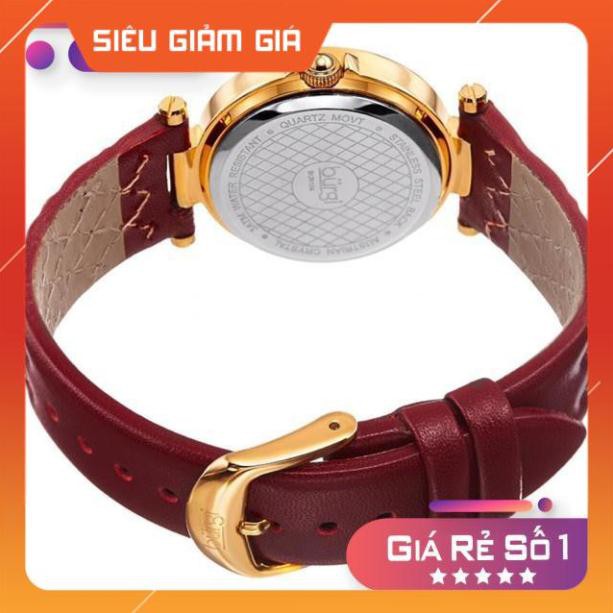 [New 2021] Đồng hồ nữ Burgi BUR154 mặt và dây nhám Full Box ⚜️Hàng Authentic⚜️