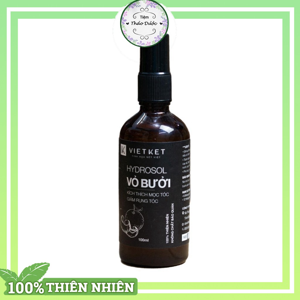 [TRỊ RỤNG 100%] Xịt Vỏ Bưởi Vietket- Trị Rụng Tóc- Kích Thích Mọc Tóc -Làm Dài Tóc 100ml