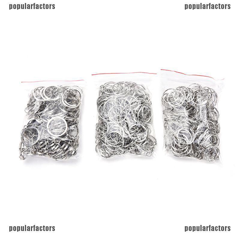 Bộ 100 móc khóa hợp kim với 3 kiểu dáng khác nhau