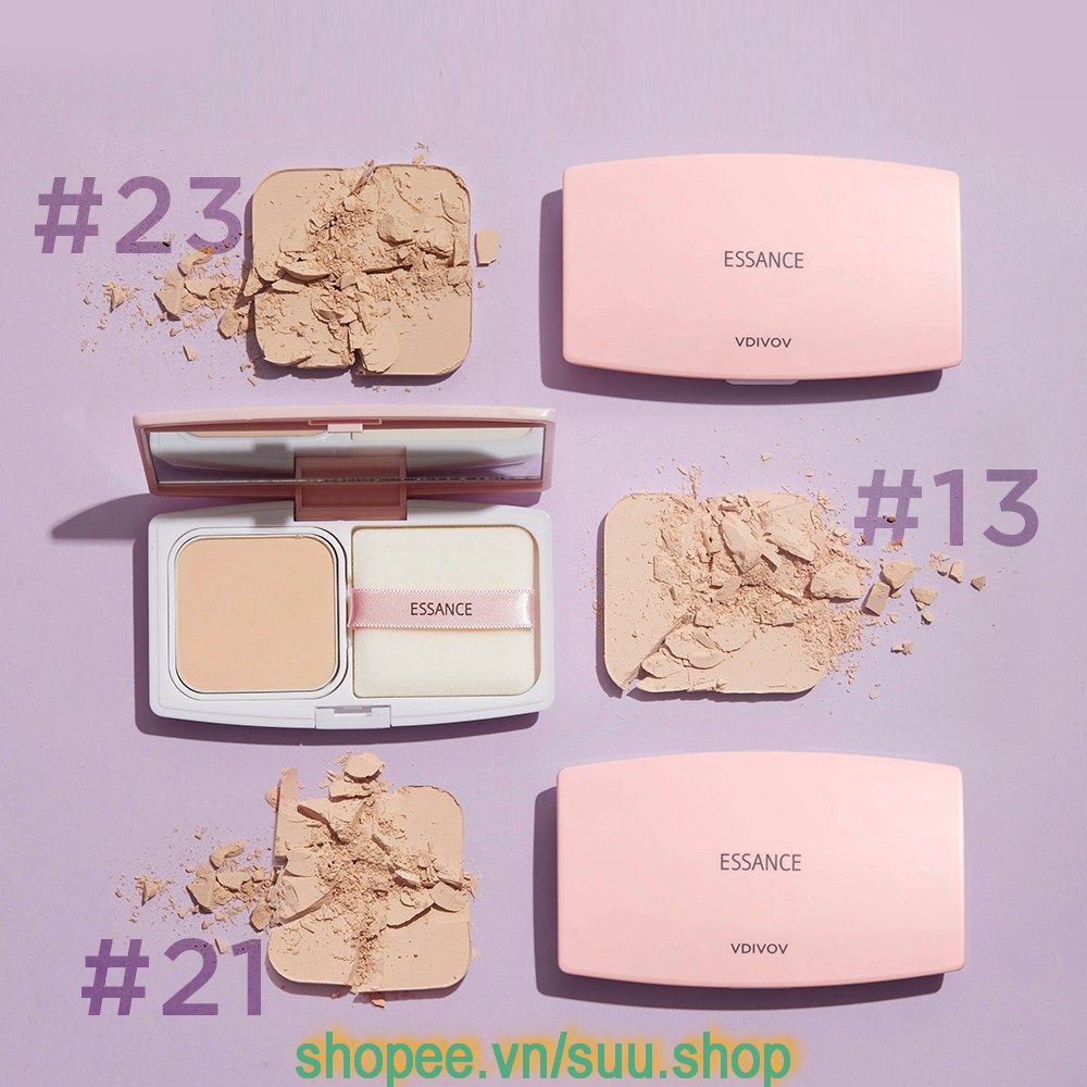 Phấn Nền Essance Siêu Mịn Lâu Trôi Veil Fit Two Way Cake Spf40 pa++, suu.shop cam kết 100% chính hãng