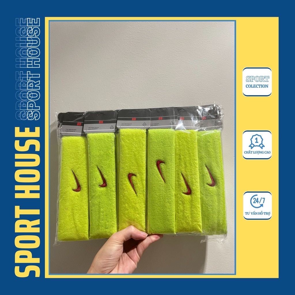 Băng đô thể thao headband Nike thấm hút mồ hôi, băng trán nam/nữ cài tóc rửa mặt